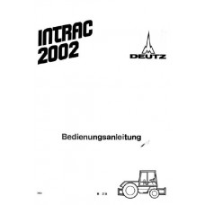Deutz Intrac 2002 Operating Manual